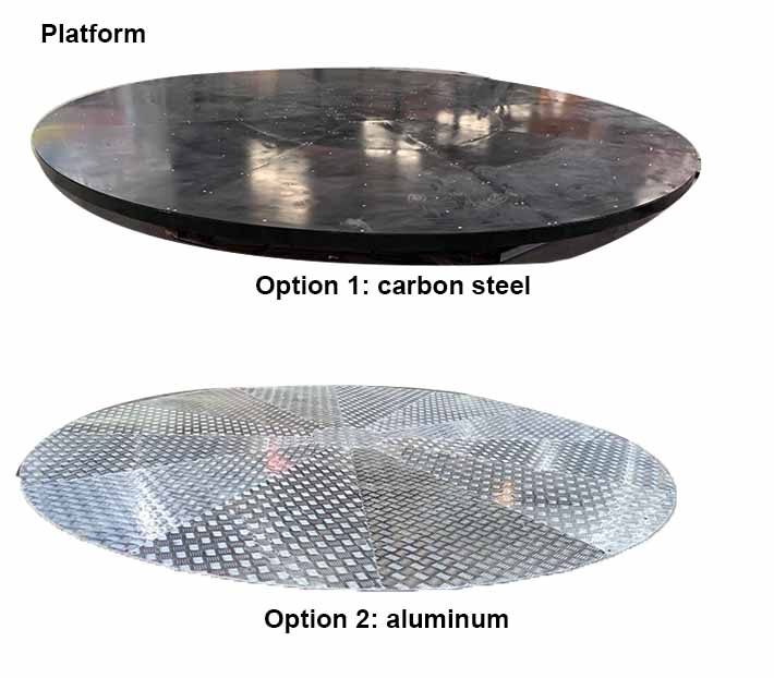 optional surface platform